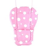 Fitzulam Stroller Cushion Waterproof Baby Highchair Padding Liner Childs Car Seat Infant Breathable Pad Pram Mat Breathable Pad Infant Pram Mat (Pink)