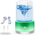 Portable Mini Washing Machine | Compact Deep Cleans Underwear, Baby Clothes, Small Laundry | Lightweight for Apartment, Dorm, Hotel, Travel & Camping | Quiet Energy-Efficient