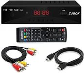 Digital TV Converter Box, ATSC Cabal Box - ZJBOX for Analog HDTV Live1080P with TV Recording&Playback,HDMI Output,Timer Setting TV Tuner Function Set Top Box Digital Channel Free