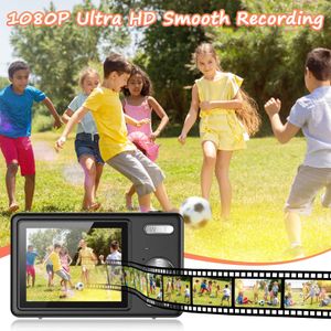 1080P 44MP Digital Camera – Black, High-Resolution Photography