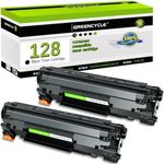 greencycle Compatible Toner Cartridge Replacement for Canon 128 CRG128 Work with ImageCLASS D530 D550 MF4770N MF4890DW MF4880DW LBP6230DW MF4450 MF4570DN Faxphone L100 L190 Printer (Black, 2-Pack)