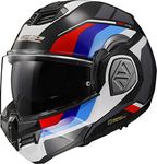 LS2 FF906 Advant Modular 180° Flip Front Dual Visor Full Face Motorbike Helmet Sport. ECE 22.06 Certified. Complete With Pinlock and Luxury Camo Backpack Style Carry Bag (XL)