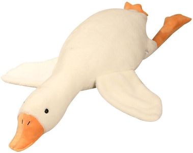 Giant White Goose Soft Plushies Stuffed Duck Plush Pillow Throw Pillow for Bedtime Room Decor Home Decoration (35.4inch/90cm)