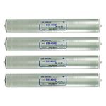 Max Water Brackish Water RO Membrane Element-BW-4040 2400 GPD, Commercial Reverse Osmosis Size 4" x 40" Good for Industrial, Municipal, Waste Water Re-Use, Car Wash, Whole House etc. (Pack of 4)