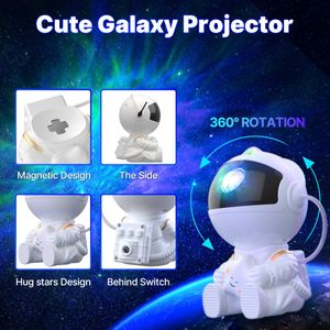 Mexllex Astronaut Galaxy Projector – LED Star Night Light