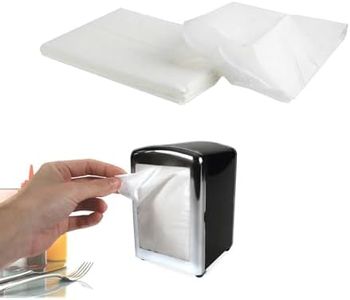 HOME DECO FACTORY SAVEUR ET Degustation KA1210 Serviette pour Distributeur 100 Pièces Papier Blanc 8 x 12,50 x 0,20 cm