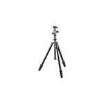 Gitzo GK1545T-82TQD Traveler Tripod with Center Ball Head - Compact, Foldable and Light with Short Column Included for Ground Level Shoots, Series 1-4 Sections, Carbon Fibre
