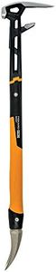 Fiskars IsoCore Wrecking Bar, Board Bender Shock Absorbing Hammer and Crowbar, 30 in