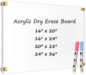 AMUSIGHT Clear Acrylic Dry Erase Bo