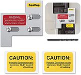 GenCap Generator Interlock Kit Compatible with GE 150 and 200 AMP Panels, for Safe Usage of Portable Power During Outage