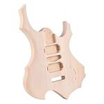 SIUKE DIY Electric Guitar Unfinished Body Guitar Barrel Blank Wooden Guitar Body Replacement Parts,wooden guitar body