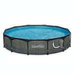 Summer Waves 12ft x 33in Round Above Ground Frame Pool w/ Filter Pump (Open Box)