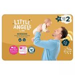 Little Angels Size 2 Nappies Newborn 44 Pack