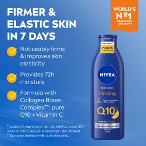 NIVEA Q10 Firming Body Lotion 250ml – Skin Tightening Moisturizer