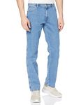 Wrangler Men's Texas Jeans, Light Stone, 33W / 32L