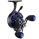 Piscifun ICX Frost Ice Fishing Reel, Inline Ice Reel, Innovative Structure Design, Magnetic Drop System, No line Twist, Large Spool Diameter, 7+1 Shielded BB, 2.7:1 High Speed Ratio-Blue