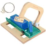 Soap Cutter with Adjustable Cutting Wire, Soap Slicer Tool for DIY Soap, Cheese, Butter, Cake, Bread Making (Wood)