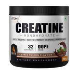 AS-IT-IS ATOM Creatine Monohydrate 100g - 32 Servings | Dope Free | Enhances Performance | Promotes Muscle Gains | coffee fusion Flavour