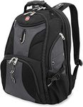 SwissGear 1900 Scansmart TSA 17-Inch Laptop Backpack, Grey/Black