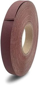 400 Grit Continuous Sandpaper Roll 1" x 55 Yard Emery Cloth Aluminium Oxide Abrasive Sandpaper Roll Drum Sander Sandpaper Rolls for Wood Furniture Finishing Metal Sanding Automotive Polishing