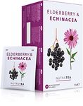 Nutra Tea - Elderberry & Echinacea Tea | Elderberry Tea - 20 Tea Bags - Herbal Tea - (1 Pack)