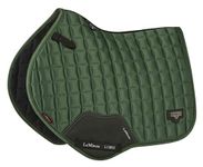 LeMieux Close Contact Loire Classic Square Saddle Pad - Saddle Pads for Horses - Equestrian Riding Equipment and Accessories (Hunter Green - Large)