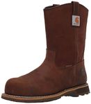 Carhartt Men's Cmp1453 Waterproof 10 Inch Pull-on Comp Toe Industrial Boot, Bison Brown Oil Tan, 11