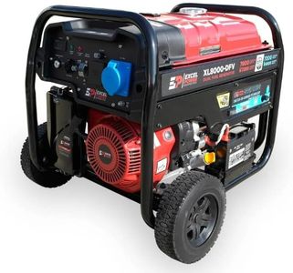 Excel Power Electric and Recoil Start 7.8KW Open Framed Dual-Fuel Generator Agriculture Worksites, Heavy Duty Professional With 2 Year Warranty