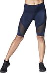 CW-X Women's Stabilyx Ventilator Joint Support Compression Short, True Navy, X-Large