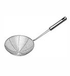 TIARA Prime 1Pc 18cm Diameter Stainless Steel Deep Fry Strainer Puri Jhara Skimmer Strainer (18)