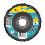 wolfcraft Universal Cleaning Disc for Angle Grinders, Ø 115 mm I 1673000 I For de-rusting and cleaning smooth surfaces