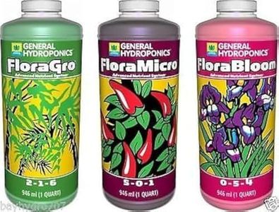 General Hydroponics GH Flora Series 32oz Quarts Trio FloraMicro FloraGrow FloraBloom