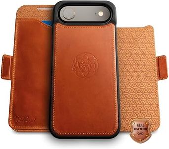 Dreem Real Leather Magnetic Detachable Wallet Case for iPhone Air