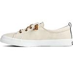 Sperry Women's Crest Vibe Sneaker, Linen/Oat, 8 M US