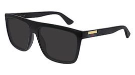 Gucci Men Gg0748s-001, Black/Grey/Black, 59/17/145