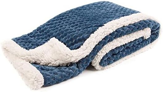 First Kick Baby Boy's and Baby Girl's Durable Flannel Wrap Sheet All Season Blanket, Wrapping Sheet, Baby Blanket for Babies(0-12 Months, 100cm x 80 cm, Airforce) Blue