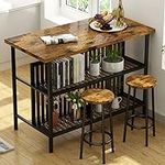 Lamerge 3 Piece Bar Table and Chair