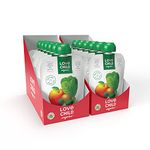 Love Child Organics Apples, Spinach, Kiwi + Broccoli Pouch Puree, 128 ml, 12 Pack, Gluten Free