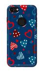 PRINTFIDAA Love Lover Girl Friend Romantic Heart Prema Ishq Kadal Printed Designer Hard Case for Apple iPhone 7 Logo (4.7") / iPhone 8 Logo (4.7"), A1778, A1660 Back Cover -(d) RJD1010