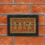 Vintage Gulley Brass Dhokra Art Frame for Home and Wall Decor