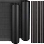 Woanger 1000 x 300 mm DIY PC Case Dust Mesh Filter PVC Dust Filter PC Dustproof Mesh Filter Cover Fan Dust Filter with Magnetic Strip for Computer Chassis Speaker and More, 0.03 Inch Hole(2 Pcs)