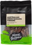 Honest to Goodness, Australian Dried Banana Fingers, 500 grams - Ripened to Perfection, Balance of Sweetness and Flavour. Grown in Queensland, Air Dried.