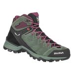 SALEWA Ws Alp Mate Mid Ptx, Duck Green/Rhododendon, 5, FEMALE