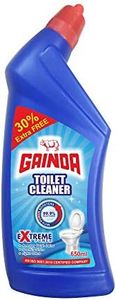 GAINDA Toilet Cleaner Liquid Disinfectant Bowl Pot Cleanser Safe Hygienic Bathroom Stain & Odour Remover for Commercial Use Removes 99.9% Germs, 650 ml