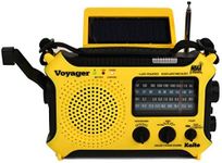 Kaito KA500L 4-Way Powered Emergency AM/FM/SW NOAA Weather Alert Radio with Solar,Dynamo Crank,Flashlight