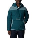 Columbia Men's Challenger Insulated Pullover, Winter pullover jacket, Night Wave/Metal, Size M