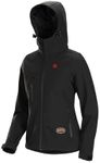 Pioneer Heated Fleece Hoodie Jacket, Nano Carbon Technology, Black, 4X-Large