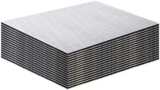 AggSound 394mil Thickened Sound Deadener for Cars - Aluminum Foil Foam Noise Deadening Material - Heat Shield Hood Insulation Dampening Mat 6sqft