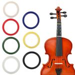 7 Rolls Violin Fingerboard Tapes, Violin Finger Guide Stickers, 216ft Cello Positions Practising Fingering Tape for Beginners Fretboard Note Positions. (7 Colors)