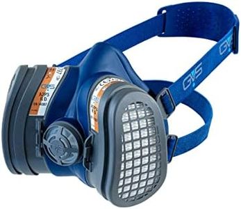 GVS SPR669 Elipse Low Profile Mask with A2P3 Filters for Organic Gases and Vapours until 5000 ppm and Dust, M/L